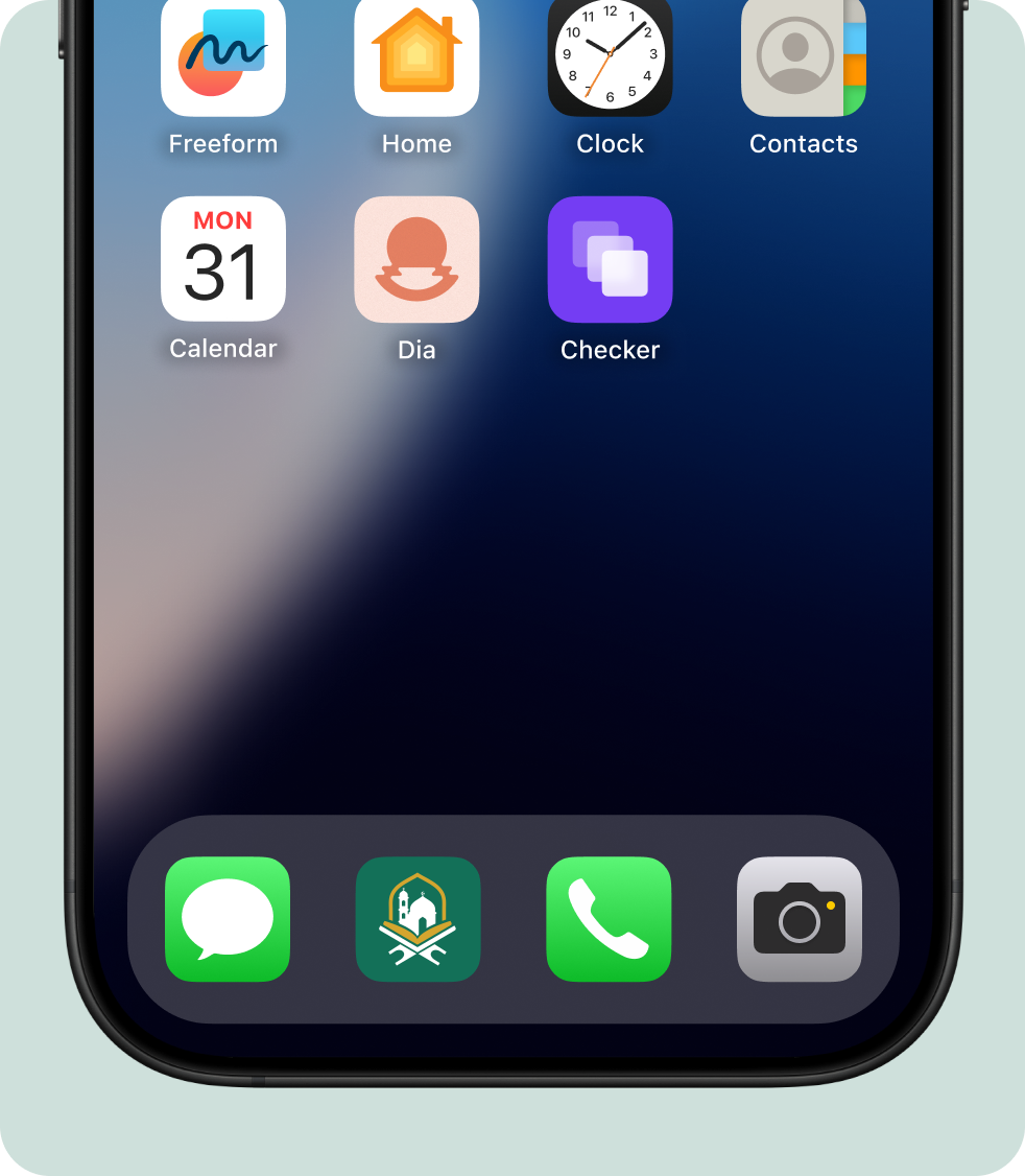 Deen platform overview with mobile mockup