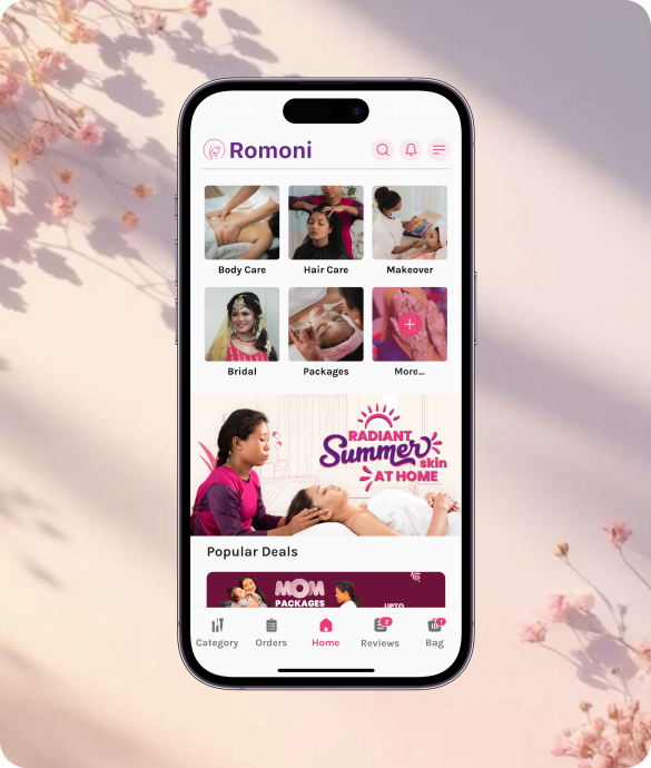 Romoni mobile app
