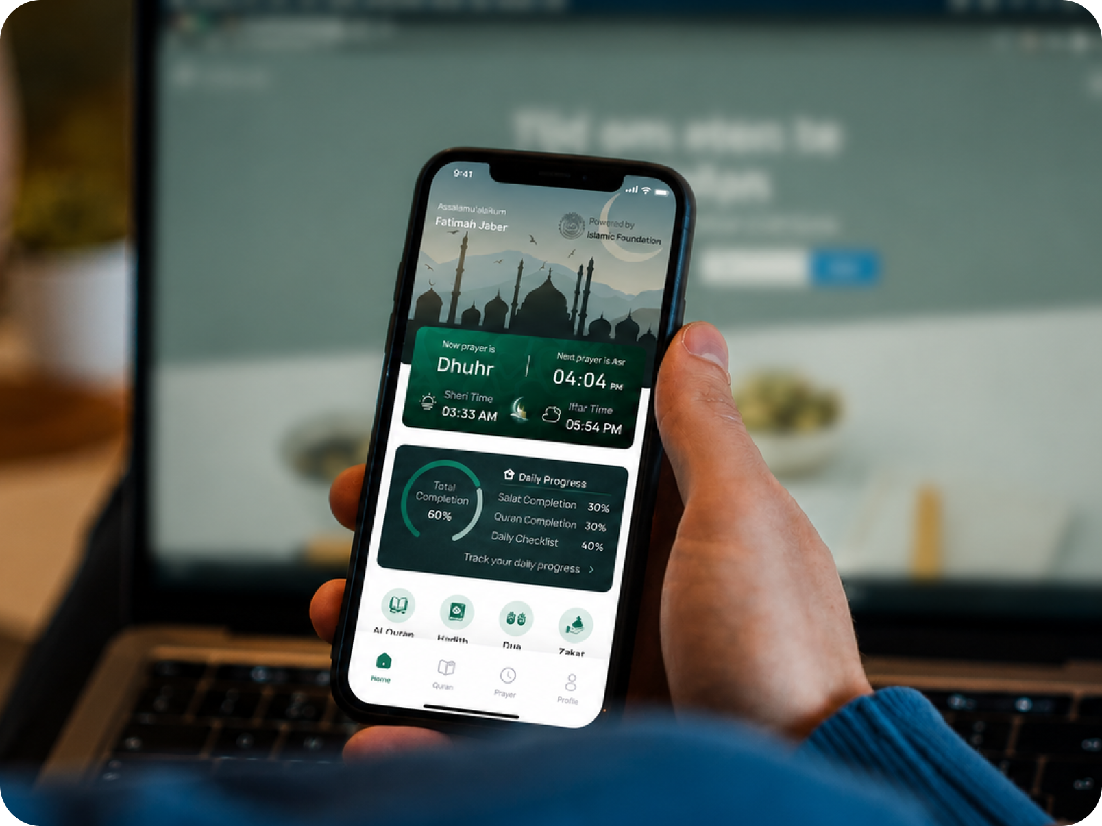 Deen: Islamic App UI/UX Design