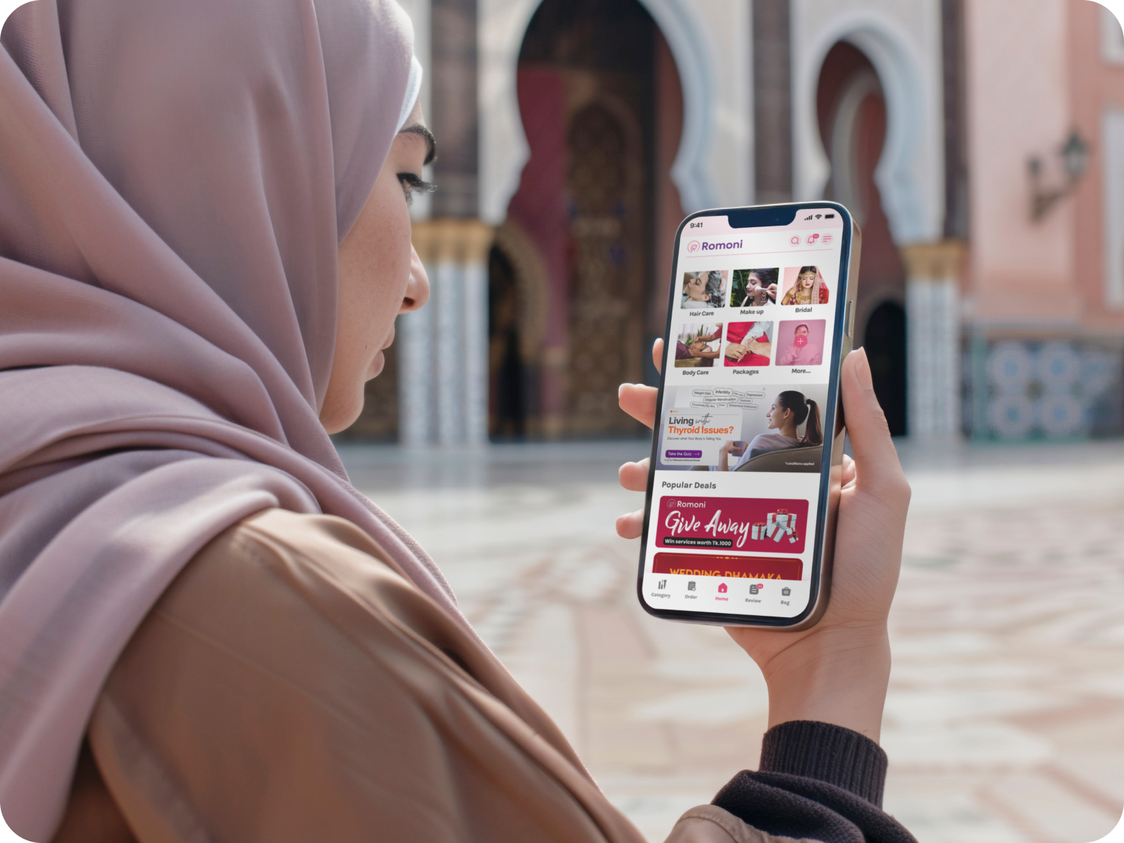 Romoni: On-demand App UI/UX Design